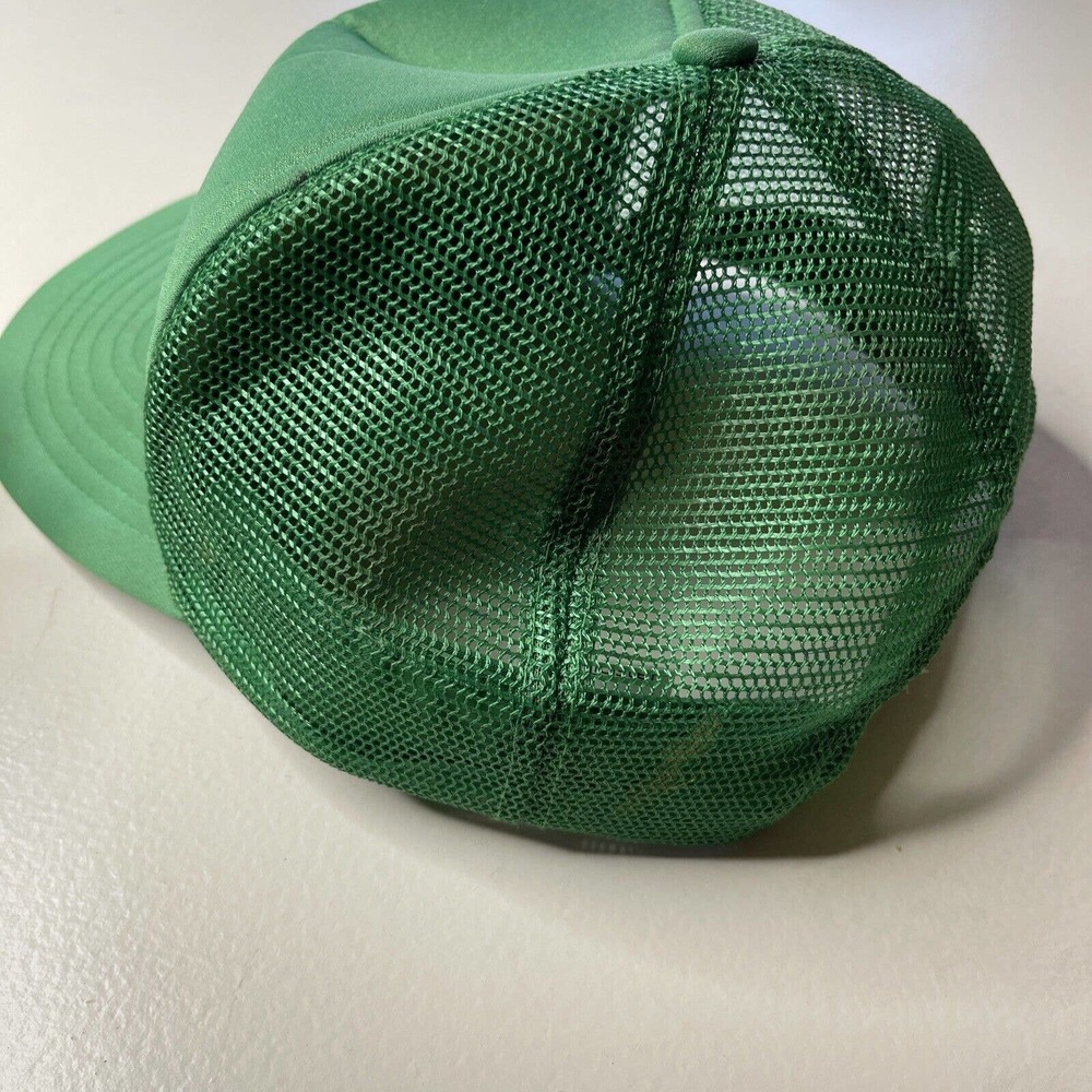 John Deere Mesh Snap Patch Trucker Hat Foam Rope Swingster Green VTG - Picture 4 of 12